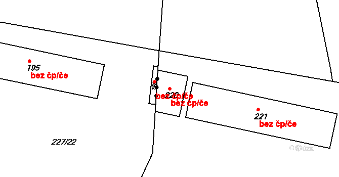 Zdechovice 43187854 na parcele st. 220 v KÚ Zdechovice, Katastrální mapa