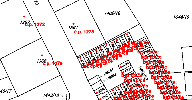 Šumperk 48499854 na parcele st. 4777 v KÚ Šumperk, Katastrální mapa