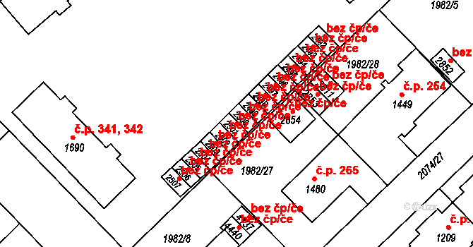 Trutnov 48540854 na parcele st. 2501 v KÚ Trutnov, Katastrální mapa