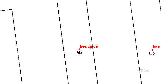 Chlístovice 44888856 na parcele st. 154 v KÚ Žandov, Katastrální mapa
