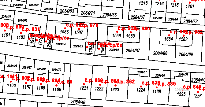 Jáchymov 41361857 na parcele st. 1966 v KÚ Jáchymov, Katastrální mapa