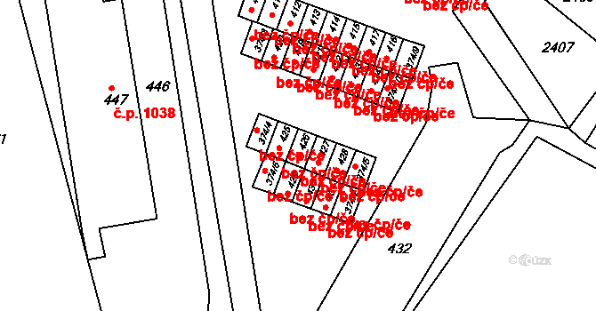 Újezd u Brna 49372858 na parcele st. 426 v KÚ Újezd u Brna, Katastrální mapa