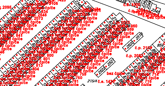 Sezimovo Ústí 40921859 na parcele st. 847 v KÚ Sezimovo Ústí, Katastrální mapa