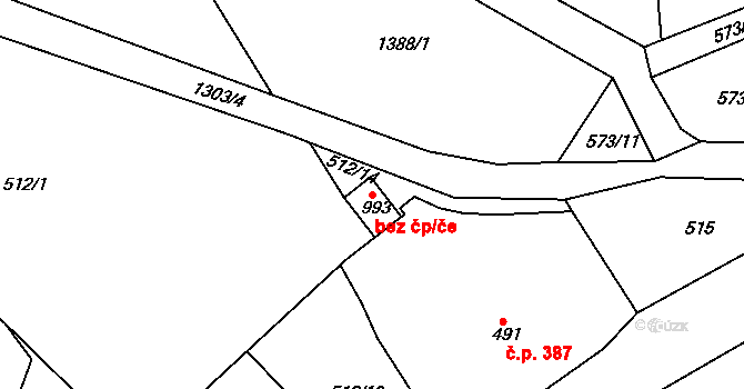 Hejnice 49936859 na parcele st. 993 v KÚ Hejnice, Katastrální mapa