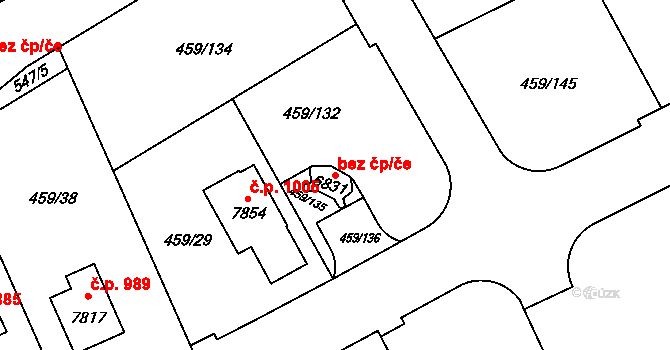 Beroun 50108859 na parcele st. 6831 v KÚ Beroun, Katastrální mapa