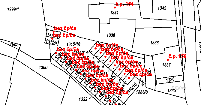 Mohelnice 44933860 na parcele st. 1315/8 v KÚ Mohelnice, Katastrální mapa