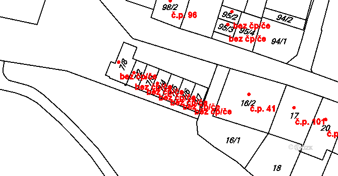 Fryštát 271, Karviná na parcele st. 7/5 v KÚ Karviná-město, Katastrální mapa