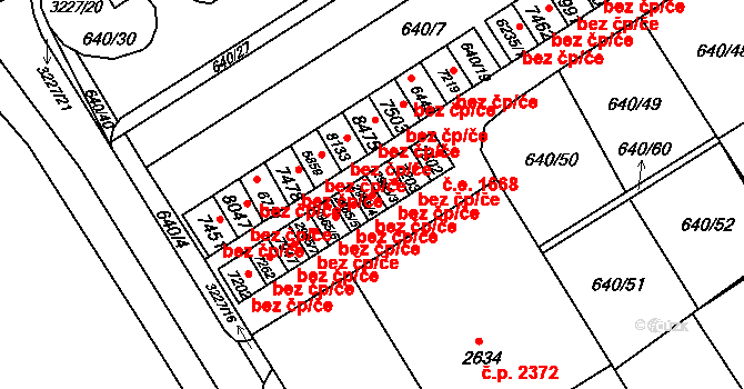 Kroměříž 43543863 na parcele st. 2965/4 v KÚ Kroměříž, Katastrální mapa