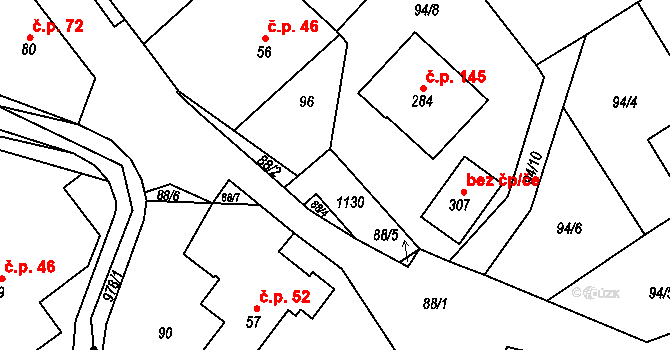 Rychnov nad Kněžnou 44272863 na parcele st. 119 v KÚ Dlouhá Ves u Rychnova nad Kněžnou, Katastrální mapa