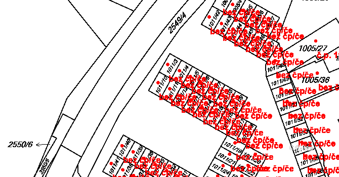 Bohumín 48218863 na parcele st. 1011/11 v KÚ Nový Bohumín, Katastrální mapa