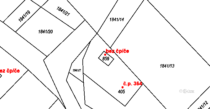 Lichnov 83407863 na parcele st. 859 v KÚ Lichnov u Nového Jičína, Katastrální mapa