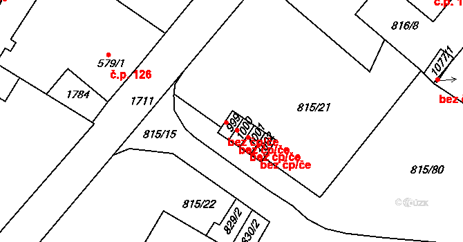 Jablonecké Paseky 2547, Jablonec nad Nisou, Katastrální mapa