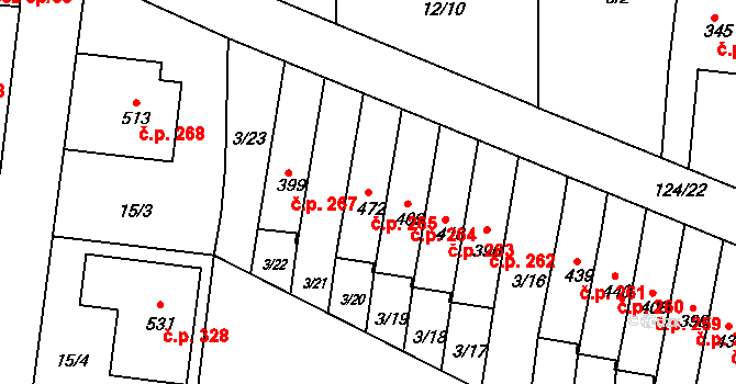 Malá Skalice 265, Česká Skalice na parcele st. 472 v KÚ Malá Skalice, Katastrální mapa