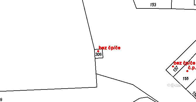 Jevišovka 49166867 na parcele st. 306 v KÚ Jevišovka, Katastrální mapa
