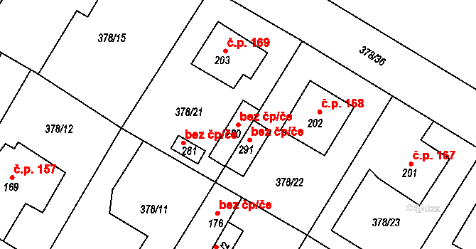 Dobříň 82619867 na parcele st. 280 v KÚ Dobříň, Katastrální mapa