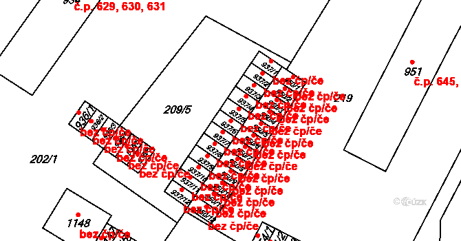 Heřmanův Městec 38002868 na parcele st. 937/6 v KÚ Heřmanův Městec, Katastrální mapa