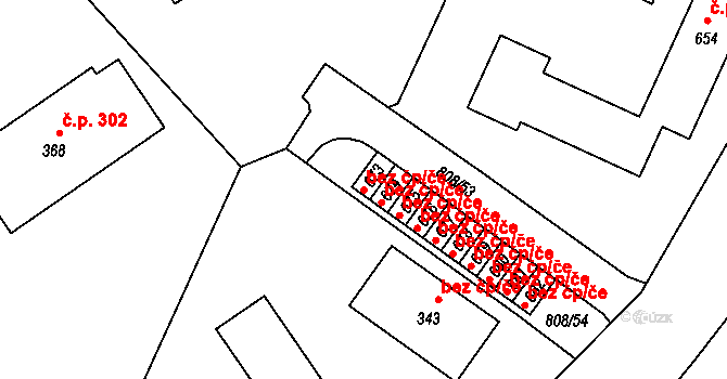 Lhenice 42358868 na parcele st. 673 v KÚ Lhenice, Katastrální mapa