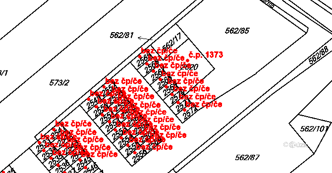 Neratovice 45425868 na parcele st. 2569 v KÚ Neratovice, Katastrální mapa