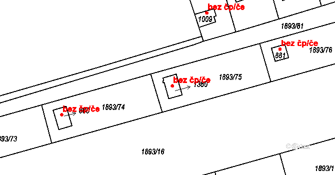 Lišov 49875868 na parcele st. 1380 v KÚ Lišov, Katastrální mapa