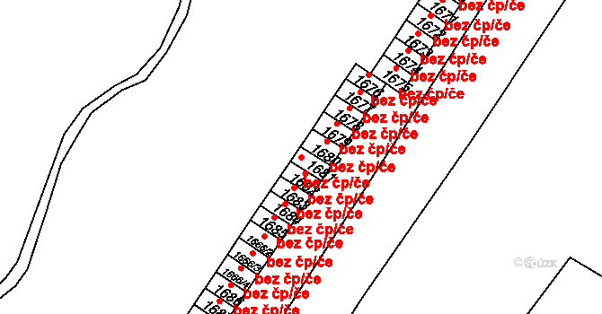 Vejprty 81609868 na parcele st. 1681 v KÚ Vejprty, Katastrální mapa