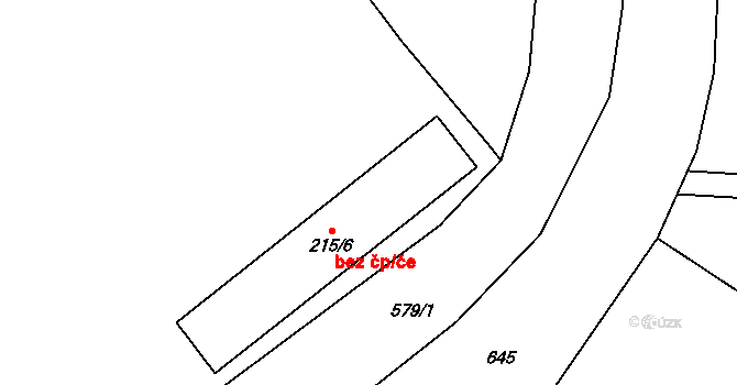 Teplice nad Metují 39463869 na parcele st. 215/6 v KÚ Dolní Teplice, Katastrální mapa