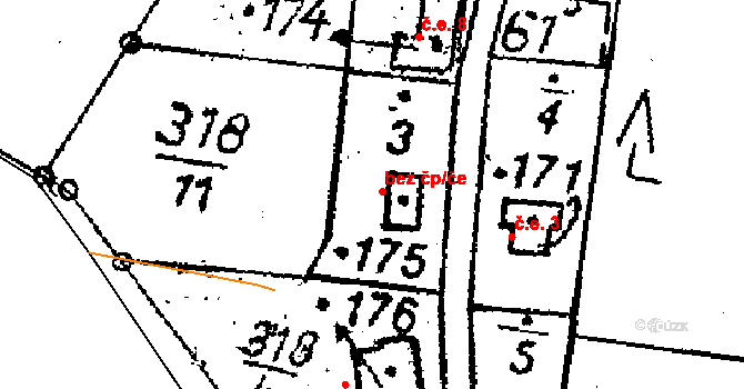 Vojkovice 9, Katastrální mapa