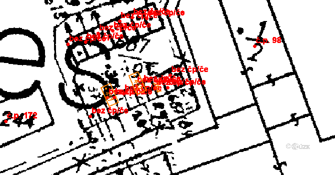 Dlouhá Ves 49023870 na parcele st. 265 v KÚ Dlouhá Ves u Sušice, Katastrální mapa