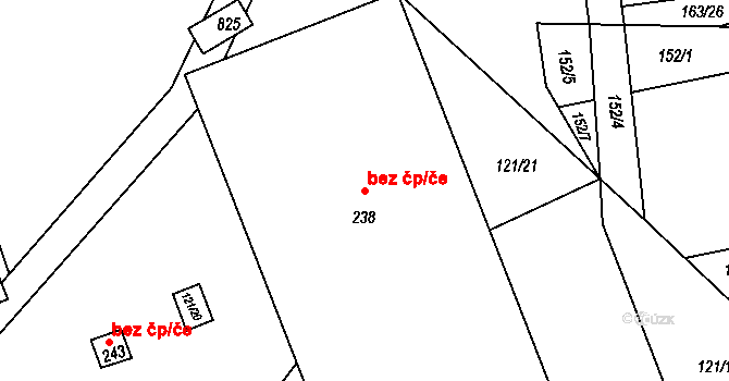 Bojanov 84241870 na parcele st. 238 v KÚ Kovářov u Seče, Katastrální mapa