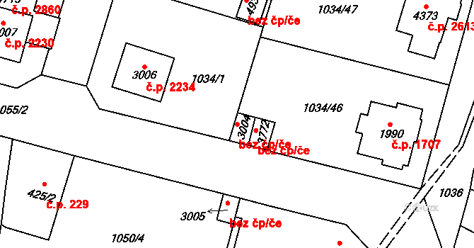 Dvůr Králové nad Labem 38999871 na parcele st. 3004 v KÚ Dvůr Králové nad Labem, Katastrální mapa