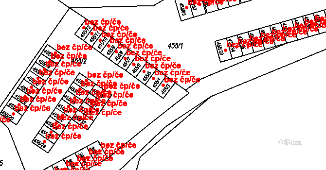 Královské Poříčí 43216871 na parcele st. 455/3 v KÚ Královské Poříčí, Katastrální mapa