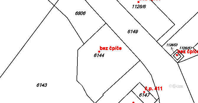 Šanov 48415871 na parcele st. 6144 v KÚ Šanov nad Jevišovkou, Katastrální mapa
