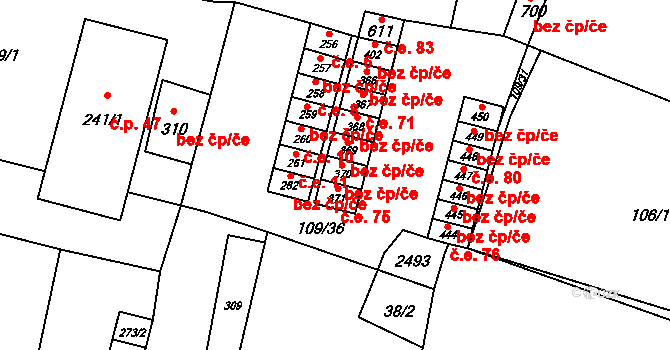 Lubenec 73, Katastrální mapa
