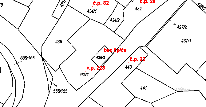 Chotíkov 119084872 na parcele st. 435/3 v KÚ Chotíkov, Katastrální mapa