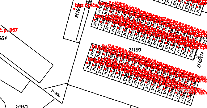 Dobruška 44240872 na parcele st. 2113/66 v KÚ Dobruška, Katastrální mapa