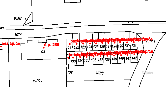 Bohutín 48869872 na parcele st. 123 v KÚ Tisová u Bohutína, Katastrální mapa