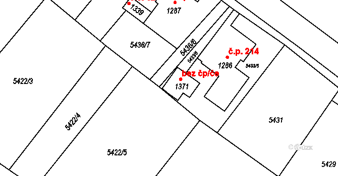 Jiříkov 49795872 na parcele st. 1371 v KÚ Filipov u Jiříkova, Katastrální mapa