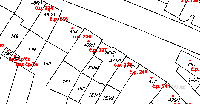 Ivančice 238, Katastrální mapa