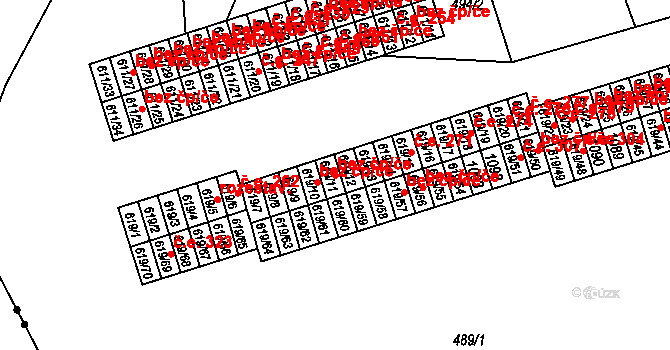 Litvínov 38017873 na parcele st. 619/11 v KÚ Hamr u Litvínova, Katastrální mapa