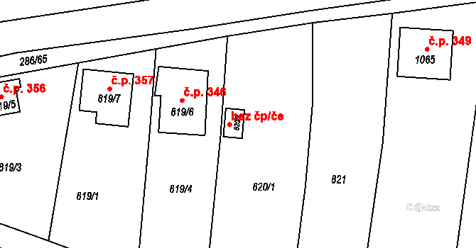 Rynholec 44451873 na parcele st. 820/2 v KÚ Rynholec, Katastrální mapa