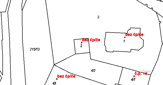 Klučov 42897874 na parcele st. 2 v KÚ Skramníky, Katastrální mapa