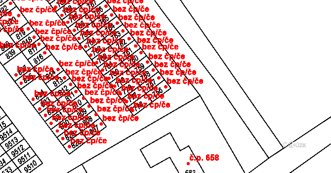 Slavonice 49702874 na parcele st. 756 v KÚ Slavonice, Katastrální mapa