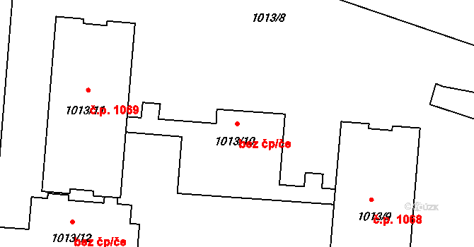 Bohumín 38219875 na parcele st. 1013/10 v KÚ Nový Bohumín, Katastrální mapa