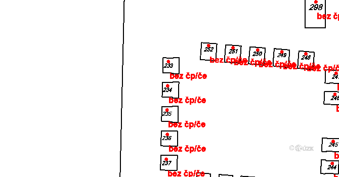 Tisá 44699875 na parcele st. 234 v KÚ Ostrov u Tisé, Katastrální mapa