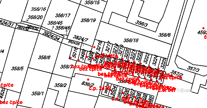 Rakovník 44430876 na parcele st. 3217 v KÚ Rakovník, Katastrální mapa