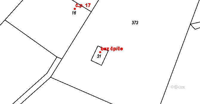 Olešnice 46316876 na parcele st. 31 v KÚ Levín nad Cidlinou, Katastrální mapa