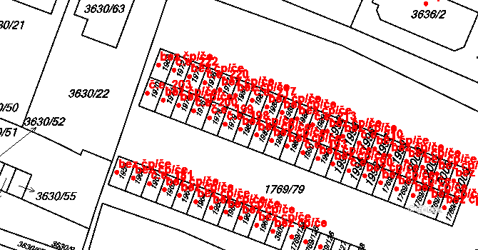 Tachov 44085877 na parcele st. 1982 v KÚ Tachov, Katastrální mapa