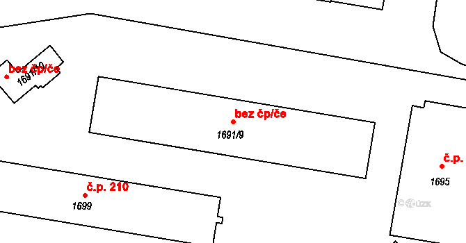 Orlová 48419877 na parcele st. 1691/9 v KÚ Poruba u Orlové, Katastrální mapa