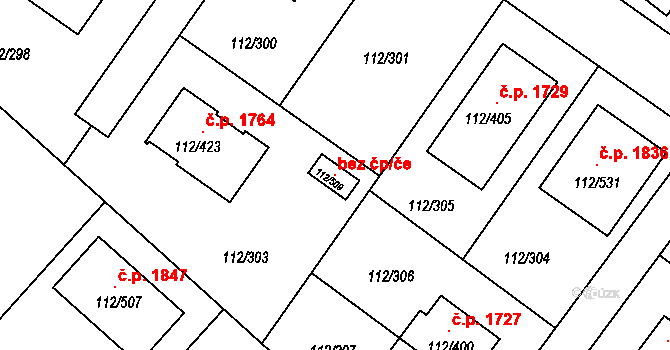 Brandýs nad Labem-Stará Boleslav 119528878 na parcele st. 112/509 v KÚ Stará Boleslav, Katastrální mapa