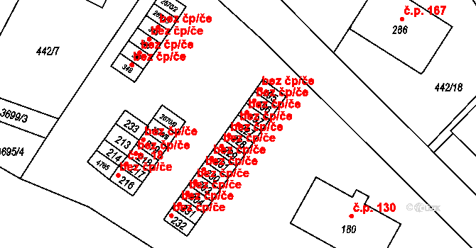 Český Rudolec 40998878 na parcele st. 227 v KÚ Český Rudolec, Katastrální mapa