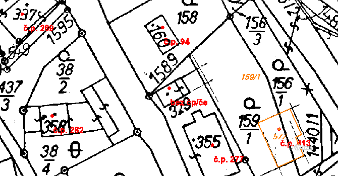 Jeřmanice 46993878 na parcele st. 329 v KÚ Jeřmanice, Katastrální mapa